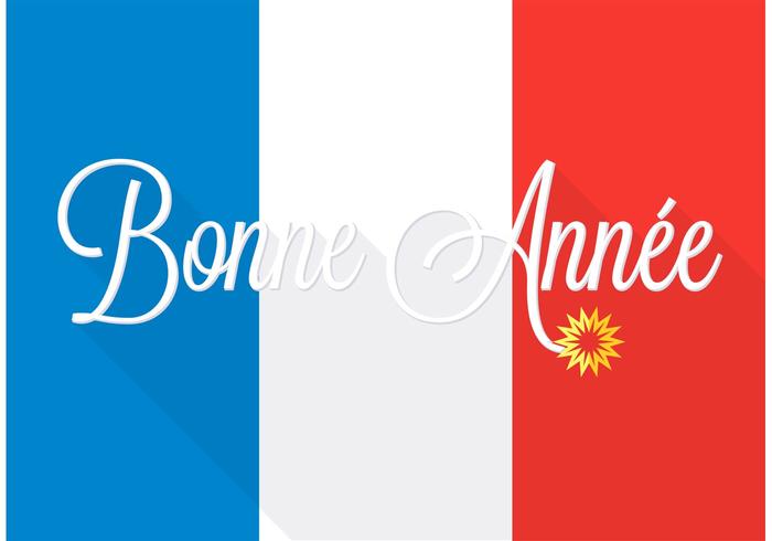 Free Bonne Année Vector Background