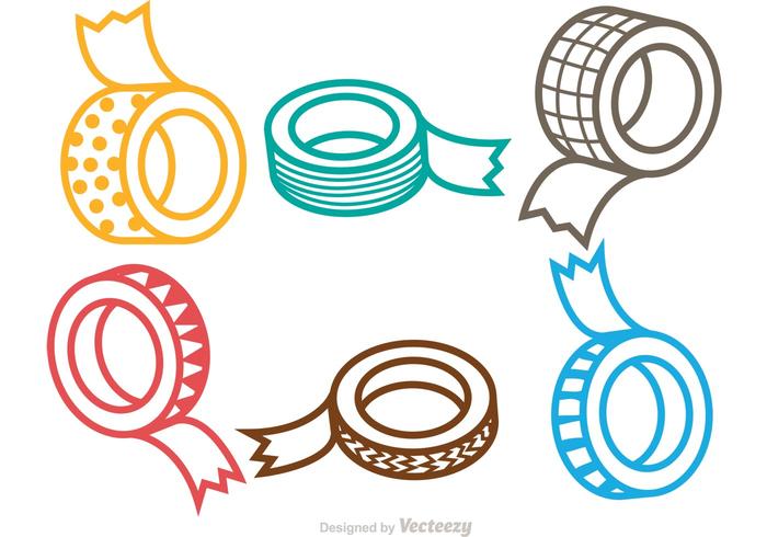Rollo de vectores de cinta
