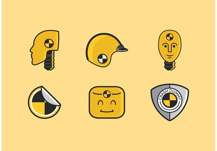 Crash Dummy Vector Icons Crash Dummy Vector Icons