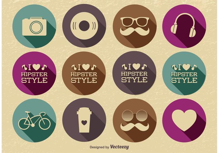 Hipster Icon Set Hipster Icon Set