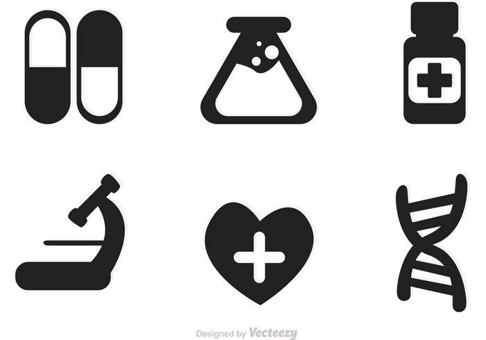 Medical Black Icons Vector Medical Black Icons Vector