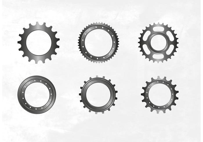 Free bike sprocket vector Free bike sprocket vector