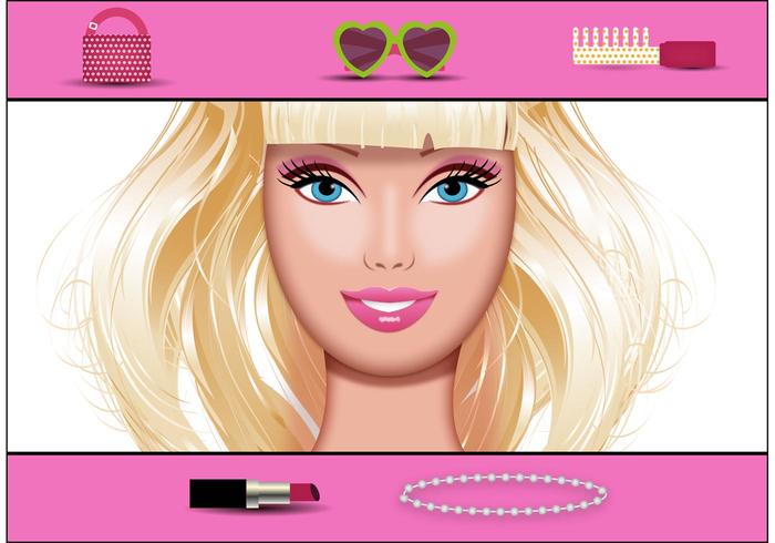 Free Vector Doll Face Free Vector Doll Face