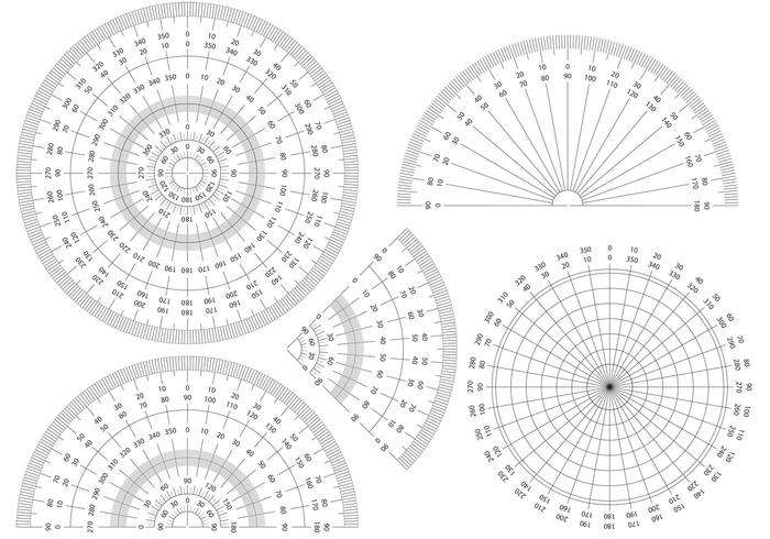 Protractor Guide Vectors