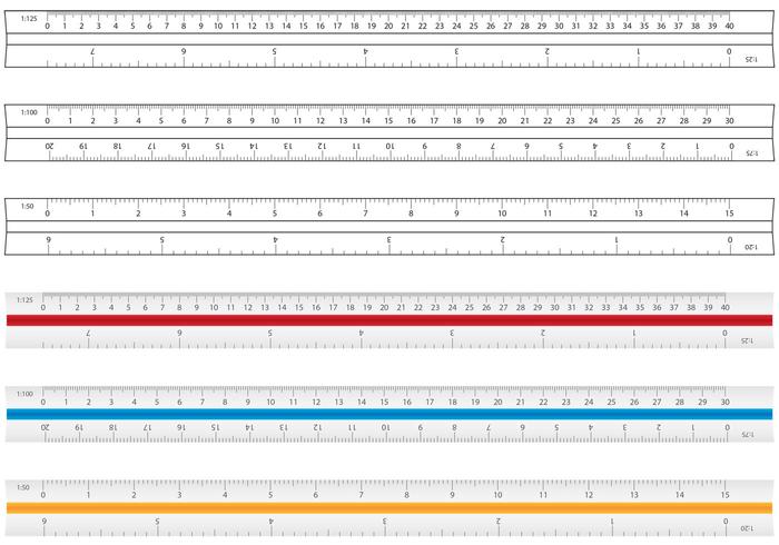 Download Architecture And Drafting Ruler Vectors 88897 - Download ...