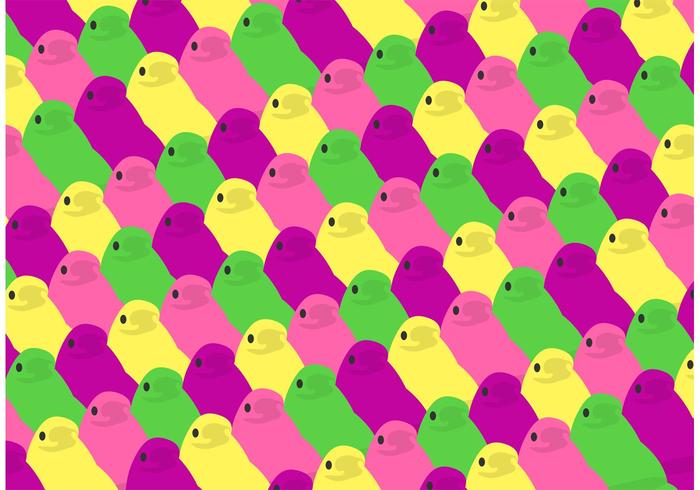 Easter Peeps Pattern Free Vector