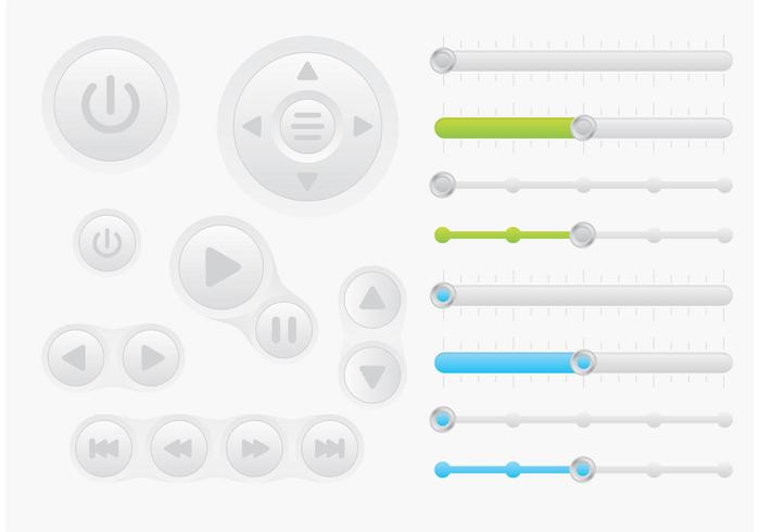 Buttons Interface Vectors 