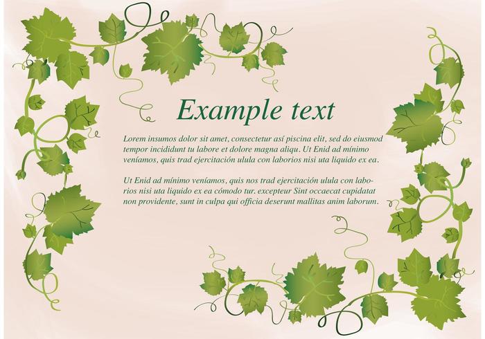 Ivy Vine Frame Vector