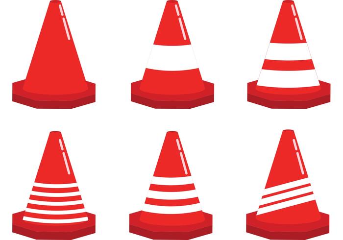 Orange Cone vectores