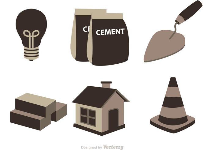 Iconos De Construcción Vector