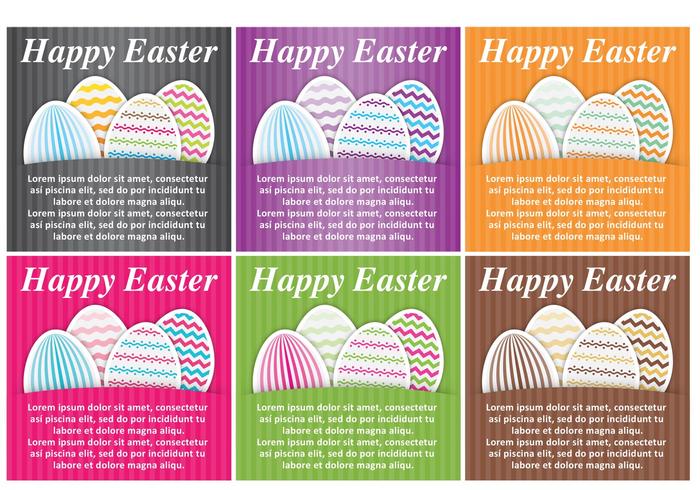 Easter Vector Cards