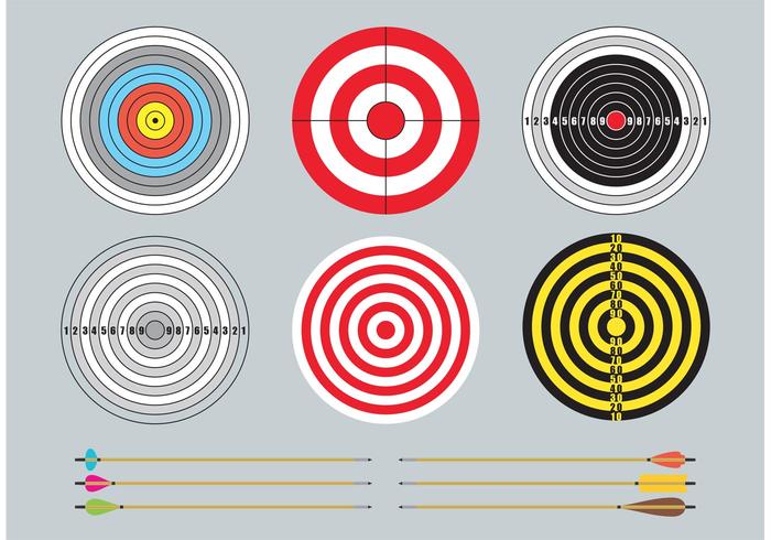 Targets And Arrows vector