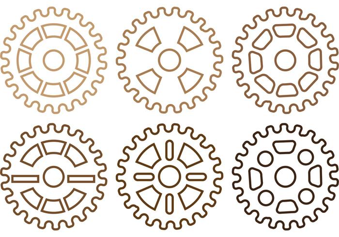 Bike Sprocket Vectors