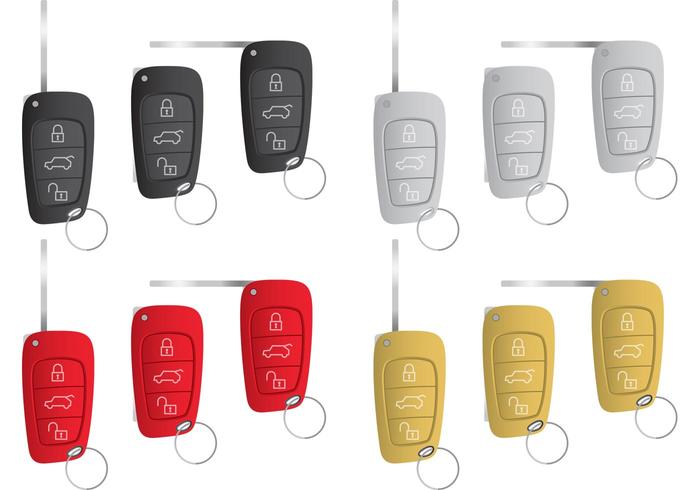 Car Key Vectors 