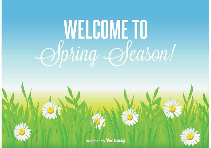 Beautiful Spring Background vector