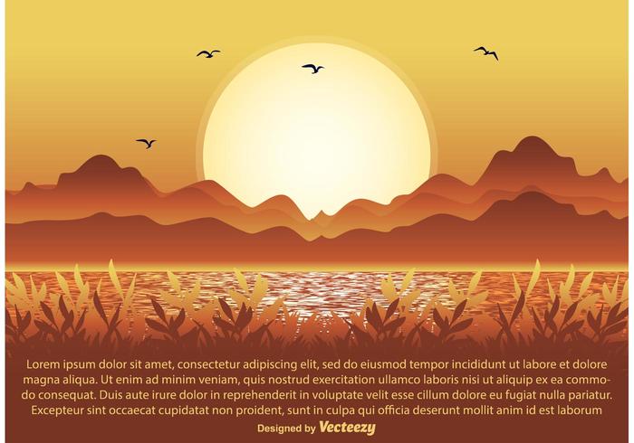 Nature Scene Illustration 89205 Vector Art at Vecteezy