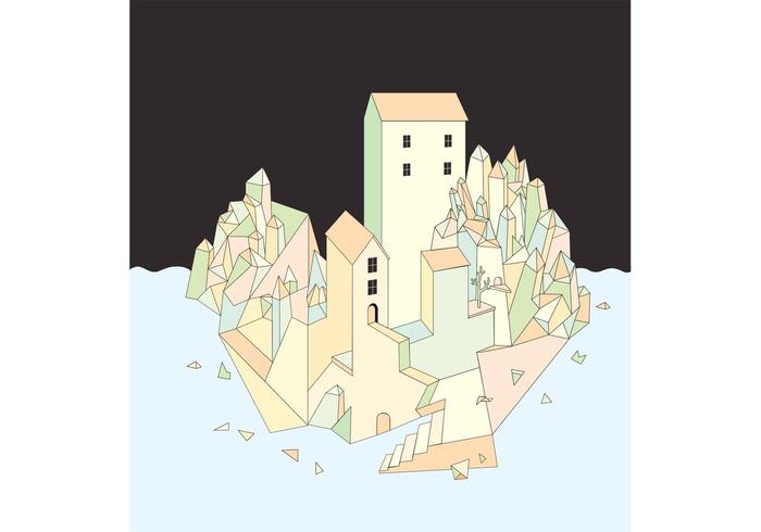 Abstract City Landscape Vector Abstract City Landscape Vector