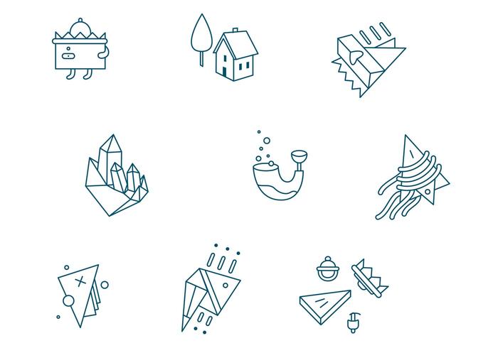 Abstract City Vector Elements Abstract City Vector Elements