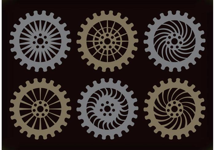 Bike Sprocket Vectors