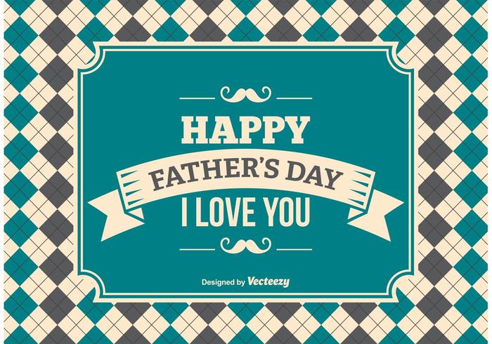 Father's Day Background Illustration vector