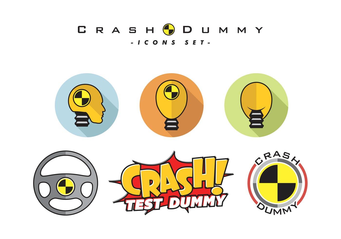 Crash Dummy Vector Free 89256 Vector Art at Vecteezy