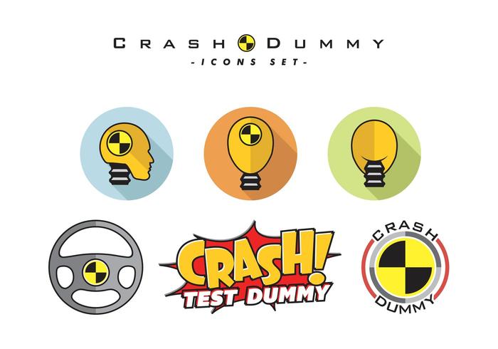 Crash Dummy Vector Gratis