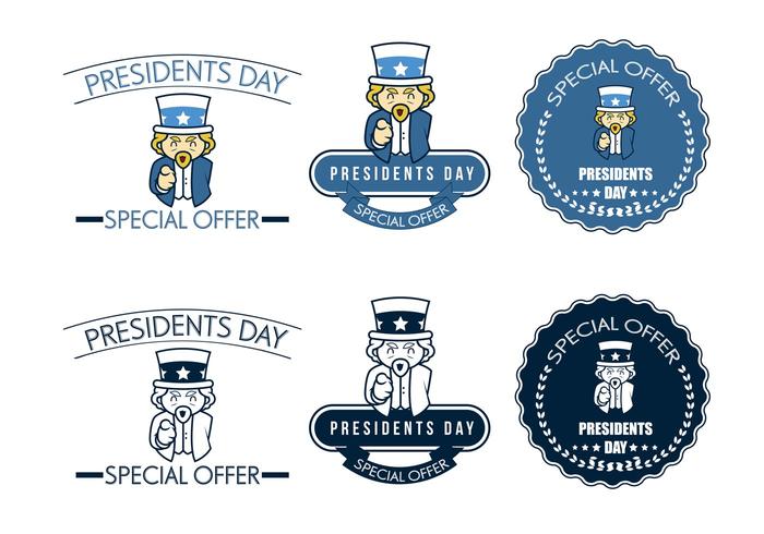 Special Offer for President's Day Vectors Special Offer for President's Day Vectors