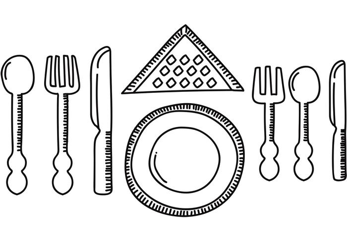 Cena Set Vector Tabla