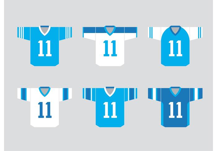 Vectores De Fútbol De Jersey De Deportes