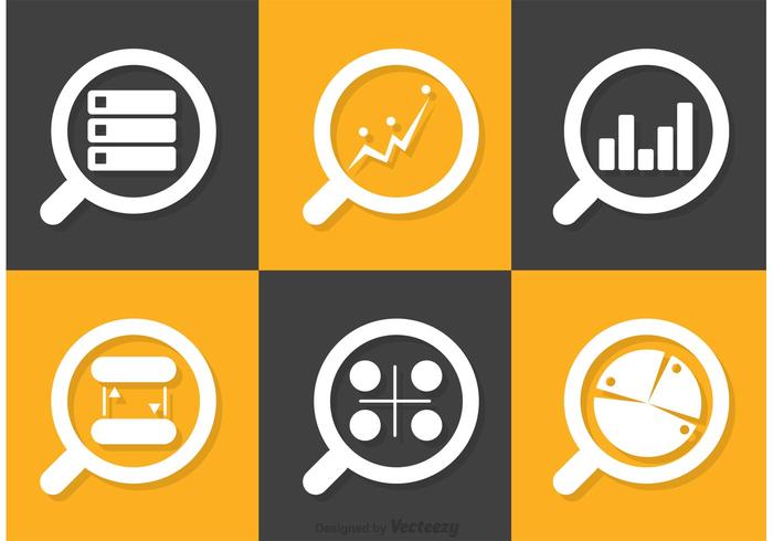 Big Data Icons Vector Pack