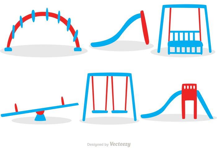 Playground Sets Icons Vector Pack