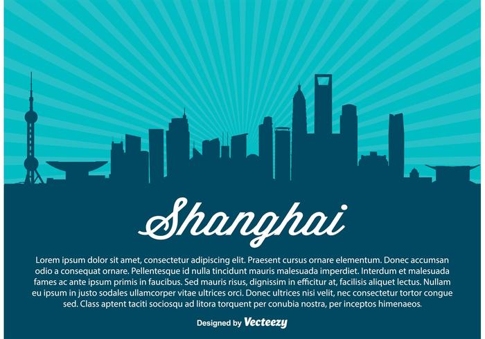 Shanghai Skyline Illustration Shanghai Skyline Illustration
