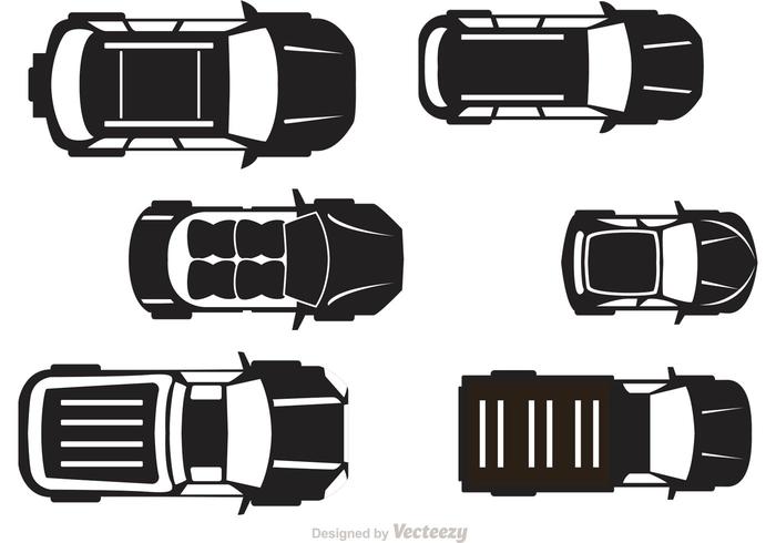 Coches Topview Vector