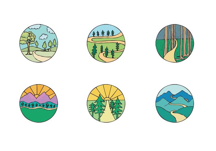 Download Free Woodland Path Vector Series - Download Free Vectors ...