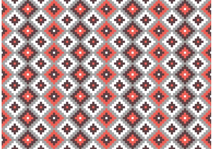 Aztec Mayan Primitive Bricks Pattern Vector Aztec Mayan Primitive Bricks Pattern Vector
