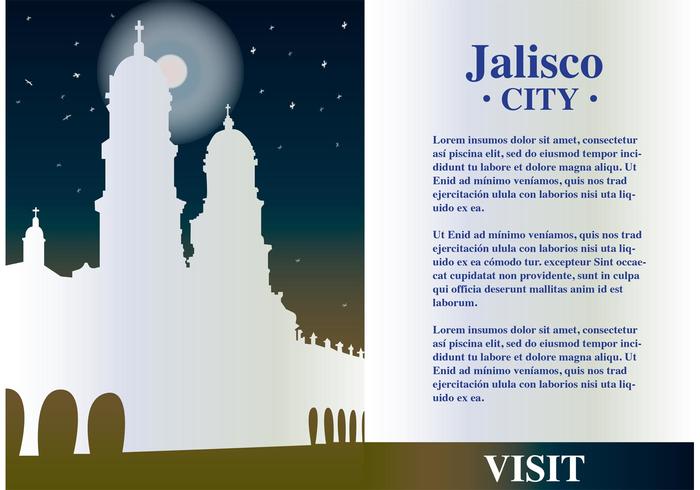 Jalisco Mexico Background Vector 