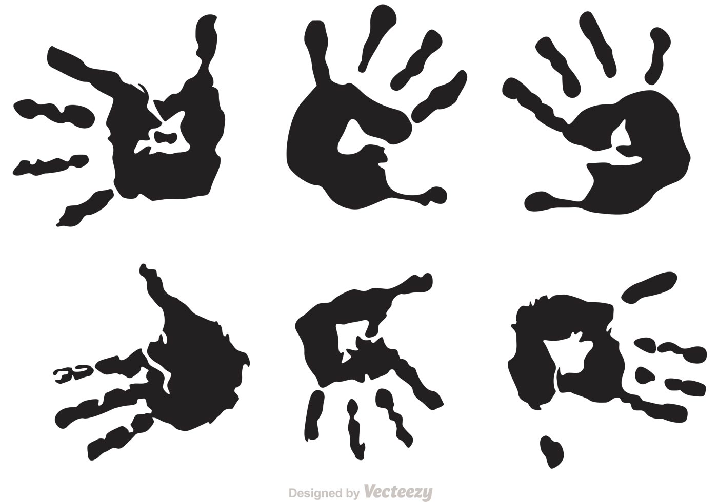 Download Black Child Handprint Vectors - Download Free Vector Art ...