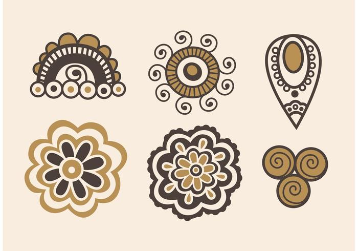 Boho Art Vector Icons Boho Art Vector Icons