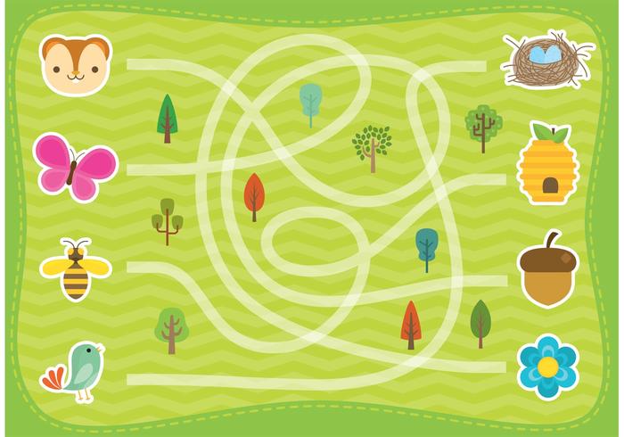 Forest Labyrinth Vector 