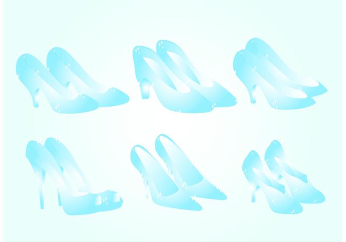 Glass Slipper Vectors Glass Slipper Vectors