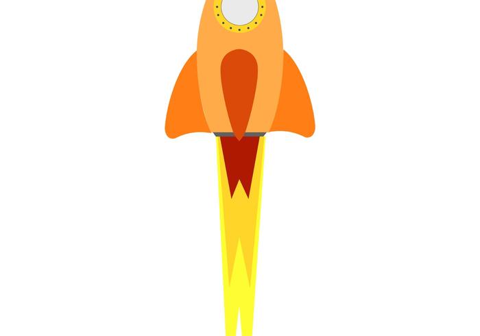 Flashy Rocket Ship Vector Flashy Rocket Ship Vector