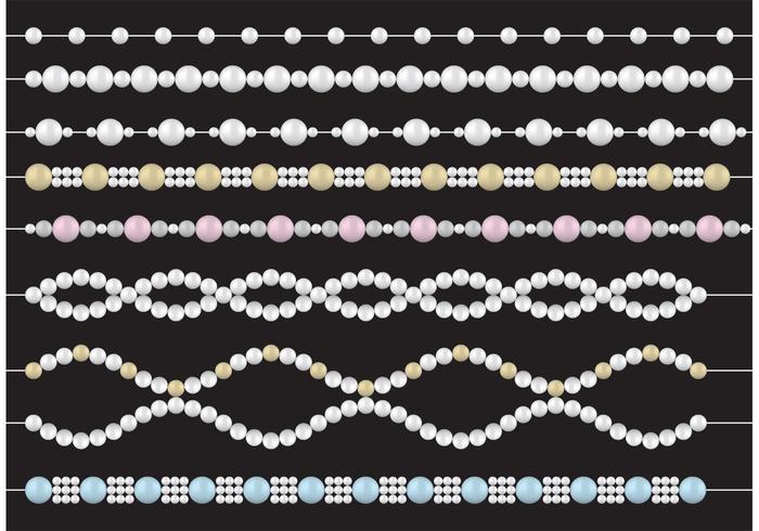 Pearl Necklace Vectors 89605 Vector Art at Vecteezy