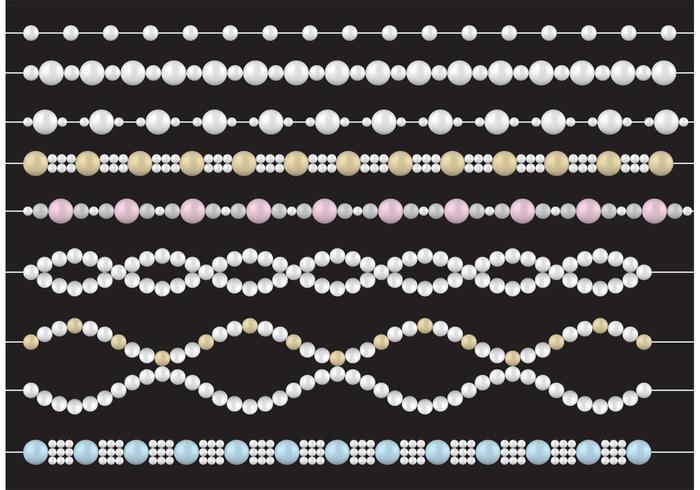 Pearl Necklace Vectors 