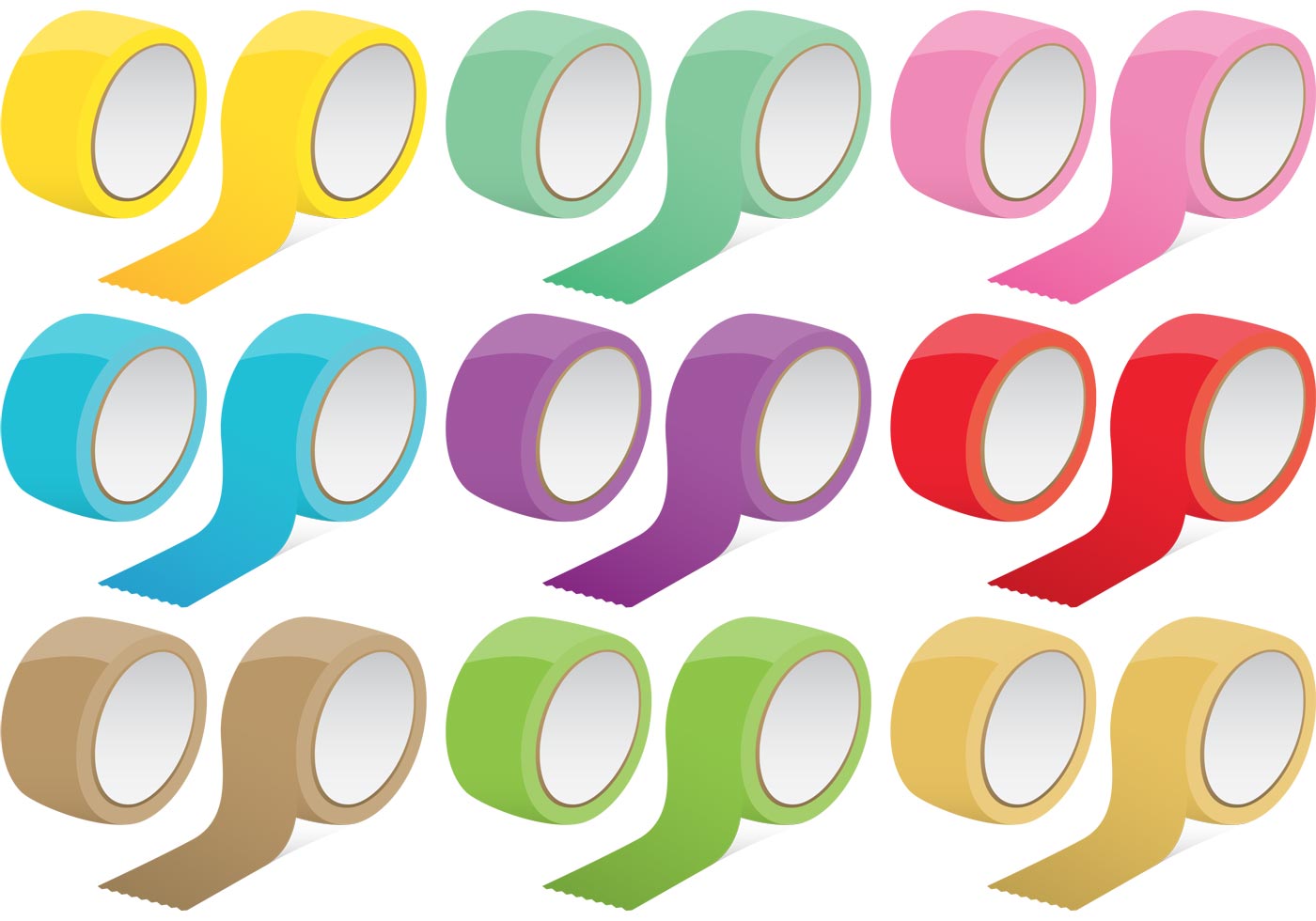 Colorful Tape Vectors 89611 Vector Art at Vecteezy
