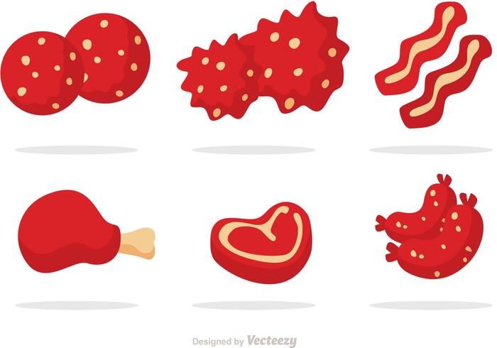 Meat Products Vectors