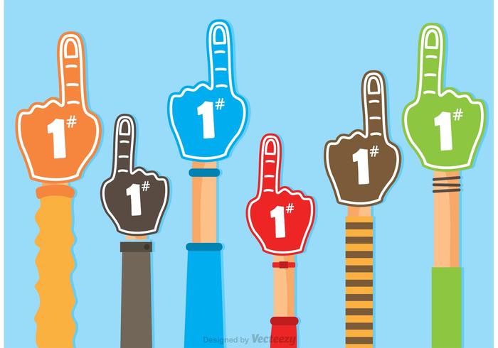 #1 Foam Finger Vectors