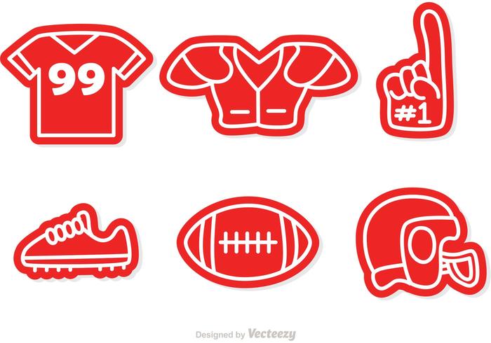 Football Icons Vectors