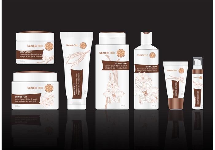 Vanilla Beauty Treatment Vector Pack 