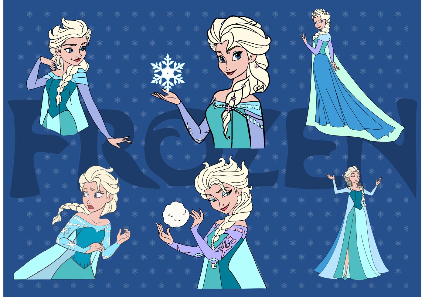 Free Free 167 Vector Frozen Snowflake Svg SVG PNG EPS DXF File