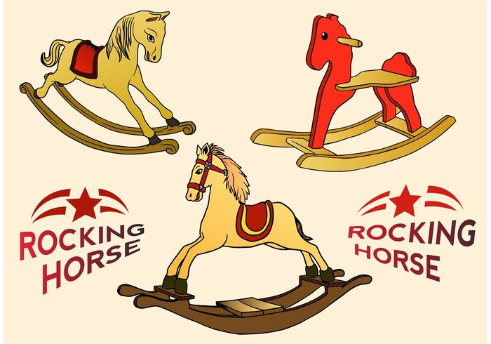 Rocking Horse Vector Juguetes